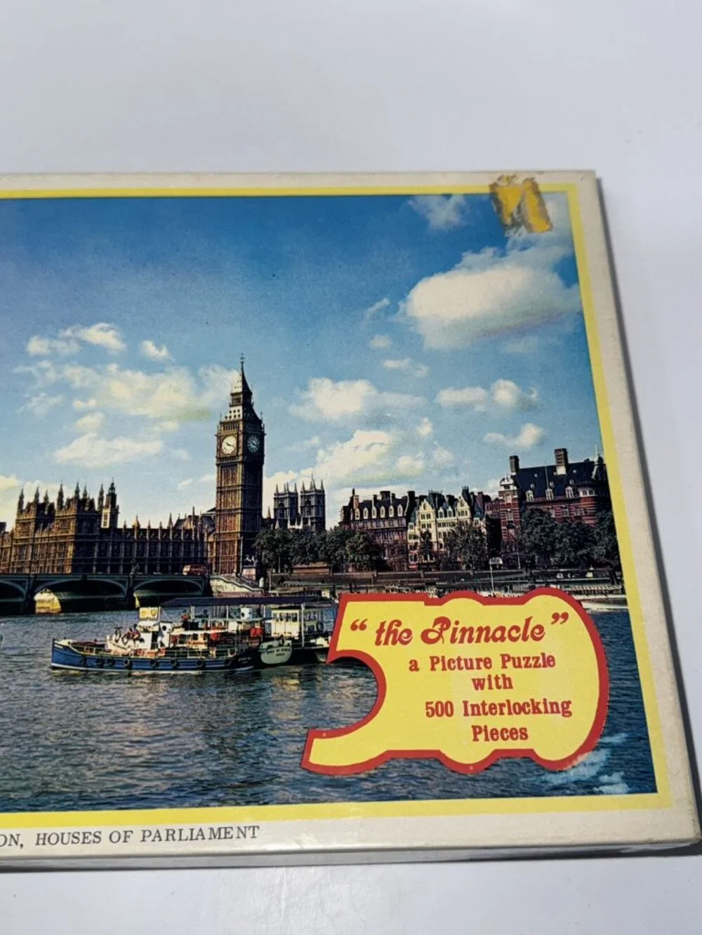 Vintage Picture Puzzle London Houses Of Parliament The Pinnacle 500 Pieces
